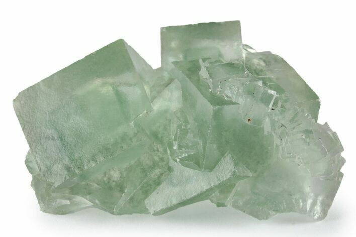 Green Cubic Fluorite Crystals with Phantoms - China #216283